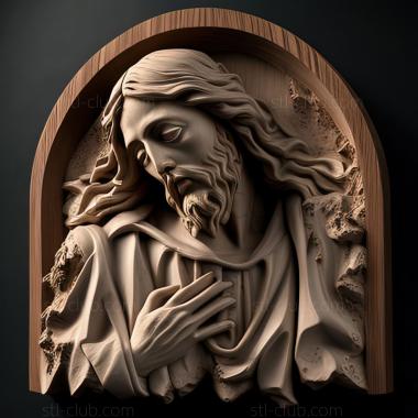 3D model st jesus (STL)